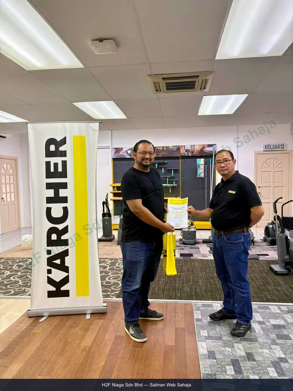 Sijil latihan Karcher
